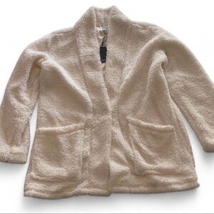 Kensie Satin Lined Sherpa Jacket